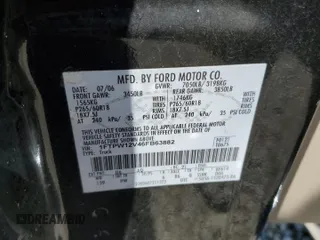 2006 Ford F-150 XLT with VIN 1FTPW12V46FB63882, listed as a Copart auction lot 60549325 with 213,877 mi miles and Salvage title. Bid and sale history available at DreamBid. Image 13.