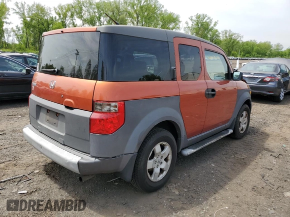 2004 Honda Element EX with VIN 5J6YH185X4L000314, listed as a Copart auction lot 56693495 with Not provided miles and Salvage title. Bid and sale history available at DreamBid. Image 3.