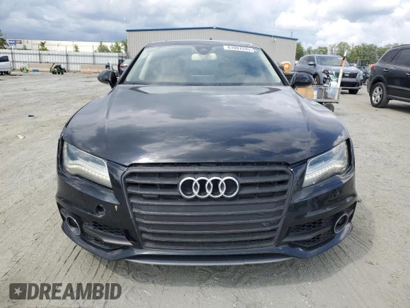 2012 Audi A7 Prestige with VIN WAU2GAFC6CN140635, listed as a Copart auction lot 61007245 with 156,190 mi miles and Clean title. Bid and sale history available at DreamBid. Image 5.