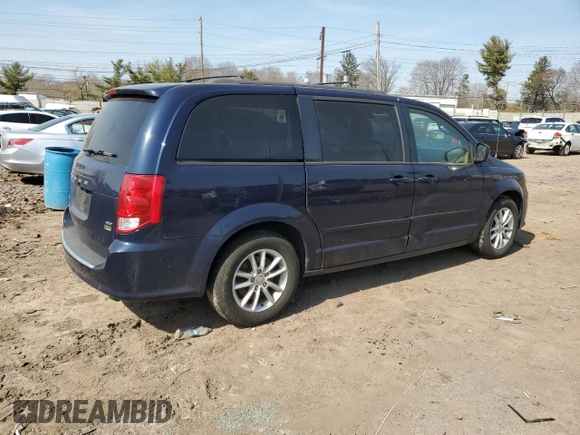 2016 Dodge Grand Caravan SXT with VIN 2C4RDGCGXGR160870, listed as a Copart auction lot 47705295 with 214,215 mi miles and Clean Title. Bid and sale history available at DreamBid. Image 3.
