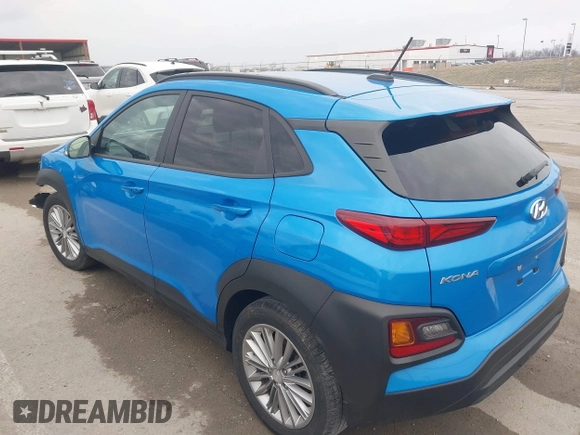 2020 Hyundai Kona SEL with VIN KM8K22AA2LU474451, listed as a IAAI auction lot 41707366 with 40,329 mi miles. Bid and sale history available at carsss.com. Image 3.