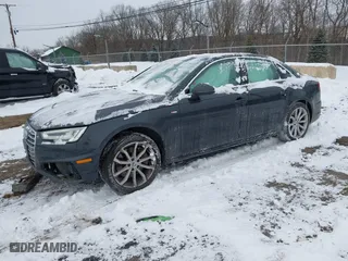 2019 Audi A4 Premium Plus with VIN WAUENAF49KN004543, listed as a IAAI auction lot 41395948 with 104100 miles. Bid and sale history available at carsss.com. Image 17.