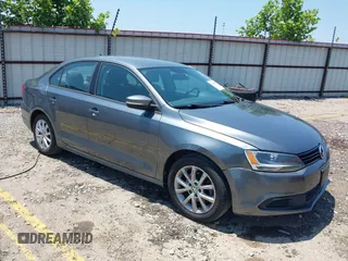 2011 Volkswagen Jetta SE with VIN 3VWDZ7AJ0BM012959, listed as a IAAI auction lot 42455475 with 128,220 mi miles and . Bid and sale history available at DreamBid. Image 1.