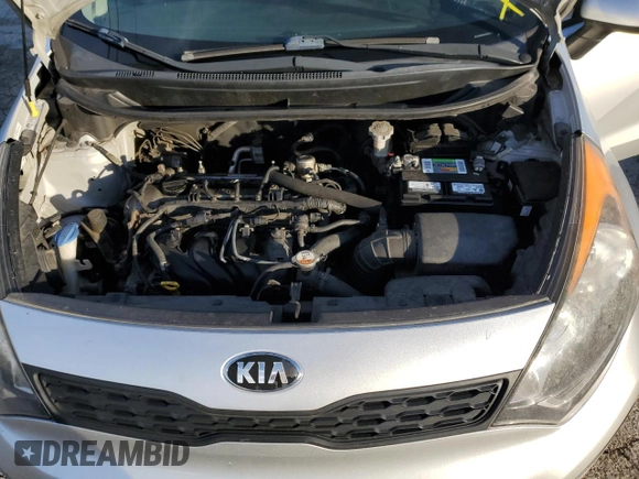 2014 Kia Rio LX with VIN KNADM5A37E6353106, listed as a Copart auction lot 80083694 with 183,824 mi miles and Clean Title. Bid and sale history available at carsss.com. Image 11.
