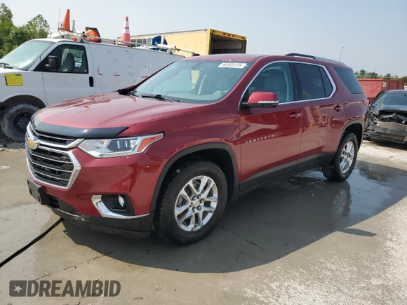 2018 Chevrolet Traverse LT Cloth with VIN 1GNERGKW4JJ270521, listed as a Copart auction lot 60305135 with 64,879 mi miles and Salvage title. Bid and sale history available at DreamBid. Image 1.