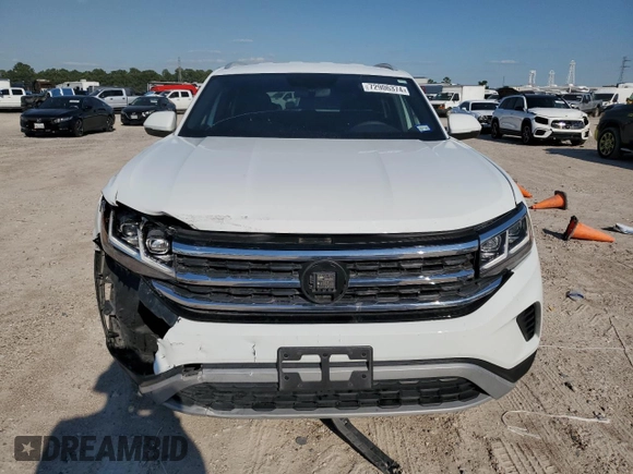 2021 Volkswagen Atlas S with VIN 1V2AC2CA3MC205553, listed as a Copart auction lot 72906374 with 40,916 mi miles and Salvage title. Bid and sale history available at DreamBid. Image 5.