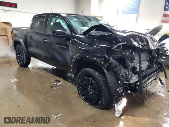 2024 Chevrolet Colorado 4WD Trail Boss with VIN 1GCPTEEK2R1245886, listed as a Copart auction lot 45929295 with 2,457 mi miles and Salvage title. Bid and sale history available at DreamBid. Image 4.