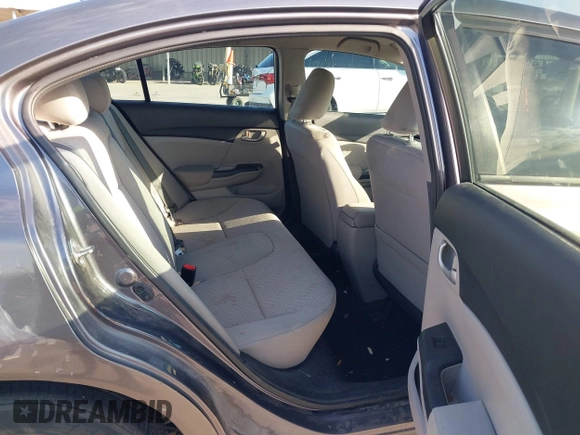 2014 Honda Civic Sedan LX with VIN 19XFB2F59EE026159, listed as a IAAI auction lot 42040655 with 104,190 mi miles. Bid and sale history available at carsss.com. Image 8.