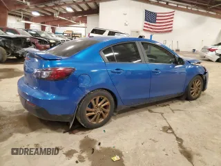 2012 Mazda 3 i Grand Touring with VIN JM1BL1W72C1530009, listed as a Copart auction lot 47448025 with 105,445 mi miles and Salvage Title. Bid and sale history available at carsss.com. Image 3.