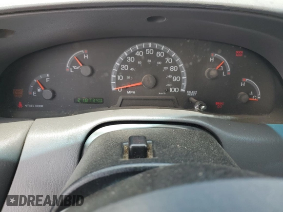 2002 Ford F-150 XL with VIN 1FTRF17242NB04340, listed as a Copart auction lot 58119345 with 218,734 mi miles and Non repairable. Bid and sale history available at DreamBid. Image 9.