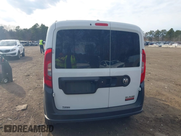 2018 Ram ProMaster City Cargo Van Tradesman with VIN ZFBERFAB7J6L67879, listed as a IAAI auction lot 41786319 with 216,967 mi miles. Bid and sale history available at carsss.com. Image 16.