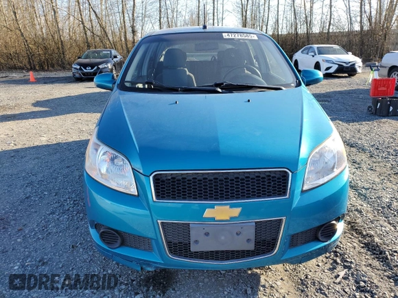 2009 Chevrolet Aveo 1LT z VIN KL1TD66E69B668367, wystawiony jako Copart lot #47278585 z przebiegiem 49 187 mil mil oraz Czysty tytuł • Clean title. Historia ofert i sprzedaży dostępna na DreamBid. Obrazek 5.