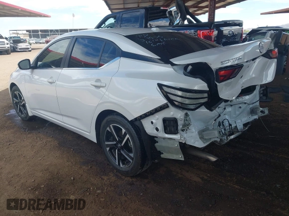 2024 Nissan Sentra SV с VIN 3N1AB8CV3RY257146, выставлен на аукционе IAAI как лот 41903092 с пробегом 24 423 миль миль и . История ставок и продаж доступна на DreamBid. Изображение 3.