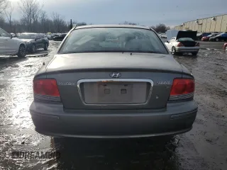2002 Hyundai Sonata with VIN KMHWF25H52A617339, listed as a Copart auction lot 46359015 with 135,828 mi miles and Salvage Title. Bid and sale history available at carsss.com. Image 6.