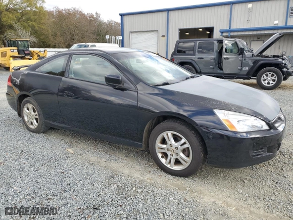 2007 Honda Accord Cpe LX with VIN 1HGCM72367A019921, listed as a Copart auction lot 81838474 with 359,932 mi miles and Salvage Title. Bid and sale history available at carsss.com. Image 4.