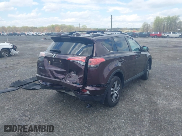 2018 Toyota RAV4 LE with VIN 2T3BFREV5JW775651, listed as a IAAI auction lot 42006476 with 89,633 mi miles. Bid and sale history available at carsss.com. Image 4.