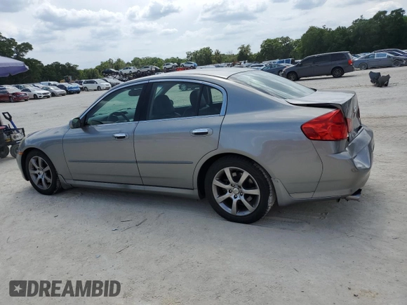2005 Infiniti G35 with VIN JNKCV51E45M224702, listed as a Copart auction lot 54162135 with 208,872 mi miles and Non Repairable. Bid and sale history available at DreamBid. Image 2.