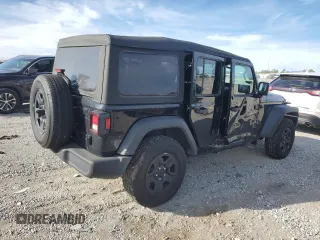 2023 Jeep Wrangler Sport with VIN 1C4HJXDN7PW530536, listed as a Copart auction lot 69664634 with 16,816 mi miles and Salvage Title. Bid and sale history available at DreamBid. Image 3.