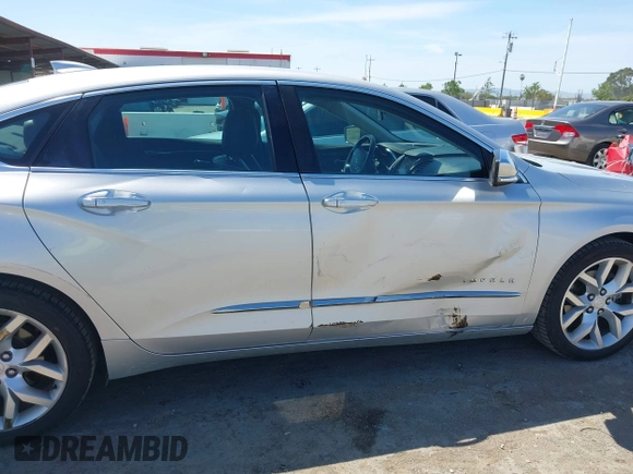 2017 Chevrolet Impala Premier with VIN 1G1145S33HU199989, listed as a IAAI auction lot 42136297 with 123,176 mi miles and . Bid and sale history available at DreamBid. Image 6.