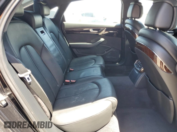 2012 Audi A8 with VIN WAURVAFD9CN022995, listed as a Copart auction lot 60225785 with 85,025 mi miles and Clean title. Bid and sale history available at DreamBid. Image 10.