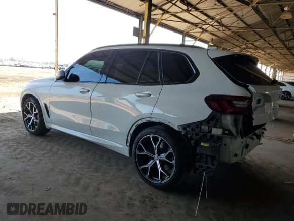 2022 BMW X5 sDrive40i with VIN 5UXCR4C04N9K22970, listed as a Copart auction lot 50420305 with 56,500 mi miles and Salvage Title. Bid and sale history available at carsss.com. Image 2.