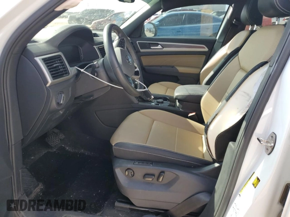 2021 Volkswagen Atlas SEL with VIN 1V2BE2CA1MC232023, listed as a Copart auction lot 79141214 with 56,579 mi miles and Salvage title. Bid and sale history available at DreamBid. Image 7.