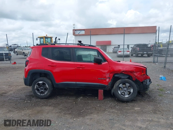 2016 Jeep Renegade Sport with VIN ZACCJAAT3GPE37763, listed as a IAAI auction lot 39932800 with 135,820 mi miles and . Bid and sale history available at carsss.com. Image 13.