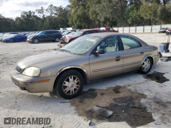 2004 Mercury Sable GS z VIN 1MEFM50U24A617431, wystawiony jako Copart lot #88352715 z przebiegiem 141 457 mil mil oraz Szkody całkowita. Historia ofert i sprzedaży dostępna na DreamBid. Obrazek 1.