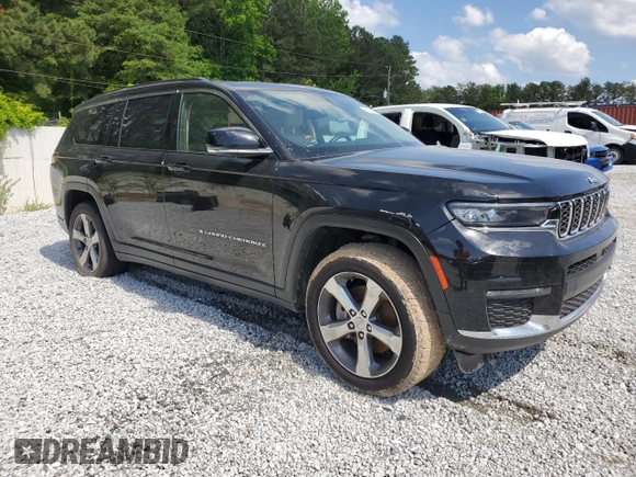 2021 Jeep Grand Cherokee Limited with VIN 1C4RJKBG8M8166218, listed as a Copart auction lot 56150405 with 63,565 mi miles and Clean Title. Bid and sale history available at DreamBid. Image 4.