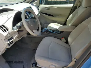 2012 Nissan LEAF SL with VIN JN1AZ0CPXCT025268, listed as a Copart auction lot 48151824 with 114,029 mi miles and Non Repairable. Bid and sale history available at carsss.com. Image 7.