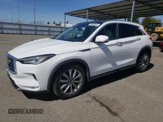 2019 Infiniti QX50 Luxe z VIN 3PCAJ5M35KF147972, wystawiony jako Copart lot #49605865 z przebiegiem 73 695 mil mil oraz Szkoda całkowita • Salvage title. Historia ofert i sprzedaży dostępna na DreamBid. Obrazek 1.