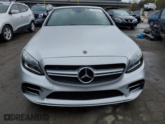 2019 Mercedes-Benz C 43 AMG with VIN WDDWK6EBXKF804782, listed as a Copart auction lot 70933333 with 26,368 mi miles and Salvage title. Bid and sale history available at DreamBid. Image 5.