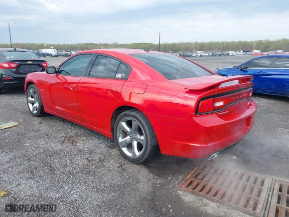 2011 Dodge Charger RT with VIN 2B3CL5CT9BH507017, listed as a IAAI auction lot 41922688 with 202,342 mi miles. Bid and sale history available at carsss.com. Image 3.