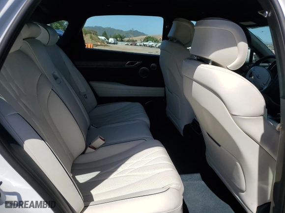 2023 Genesis Electrified G80 with VIN KMTGE4S13PU005176, listed as a Copart auction lot 58163704 with 5,315 mi miles and Non Repairable. Bid and sale history available at carsss.com. Image 10.