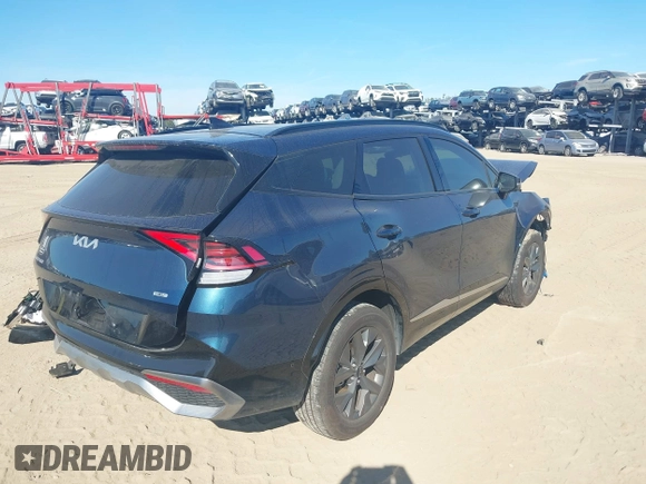 2024 Kia Sportage SX-Prestige with VIN KNDPXCDG0R7124647, listed as a IAAI auction lot 41058974 with 16,436 mi miles and . Bid and sale history available at DreamBid. Image 4.