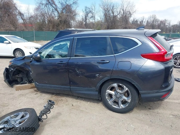 2017 Honda CR-V EX-L with VIN 5J6RW2H8XHL015587, listed as a IAAI auction lot 41847706 with 72,955 mi miles. Bid and sale history available at carsss.com. Image 15.
