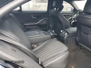 2022 Mercedes-Benz S-Class S 500 with VIN W1K6G6DB6NA153543, listed as a Copart auction lot 59649504 with 0 mi miles and Salvage Title. Bid and sale history available at carsss.com. Image 10.