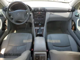 2002 Mercedes-Benz C with VIN WDBRF61J02F202917, listed as a Copart auction lot 50694815 with 59,803 mi miles and Salvage Title. Bid and sale history available at carsss.com. Image 8.
