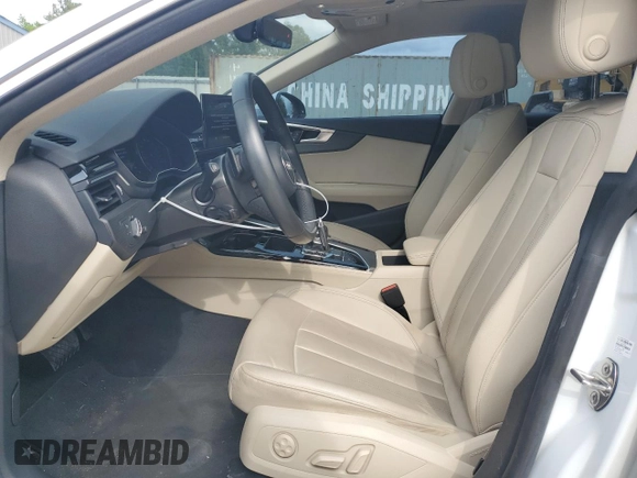 2021 Audi A5 Sportback Premium with VIN WAUABCF53MA036474, listed as a Copart auction lot 50340094 with 36,146 mi miles and . Bid and sale history available at DreamBid. Image 7.
