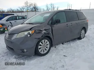 2011 Toyota Sienna XLE AAS with VIN 5TDYK3DC5BS138281, listed as a IAAI auction lot 41381494 with 194,635 mi miles and . Bid and sale history available at DreamBid. Image 2.