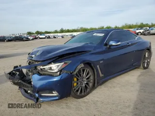 2017 Infiniti Q60 Sport with VIN JN1EV7EK4HM362673, listed as a Copart auction lot 50077315 with 82,992 mi miles and Salvage Title. Bid and sale history available at carsss.com. Image 1.