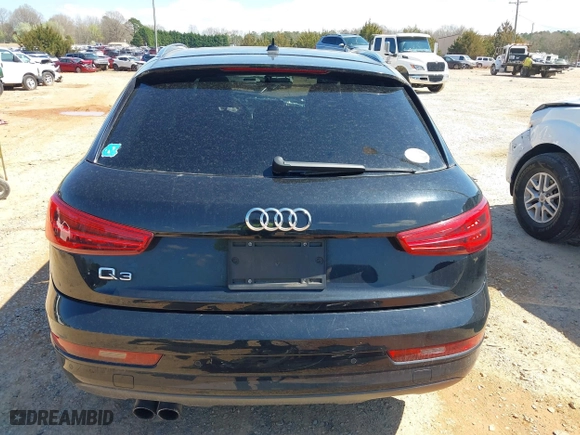 2018 Audi Q3 Premium with VIN WA1BCCFS1JR000736, listed as a IAAI auction lot 41802192 with 62,081 mi miles. Bid and sale history available at carsss.com. Image 15.