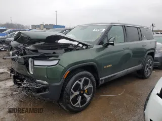2024 Rivian R1S Adventure z VIN 7PDSGABAXRN043026, wystawiony jako Copart lot #52491995 z przebiegiem Nie podano mil oraz Czysty tytuł • Clean title. Historia ofert i sprzedaży dostępna na DreamBid. Obrazek 1.