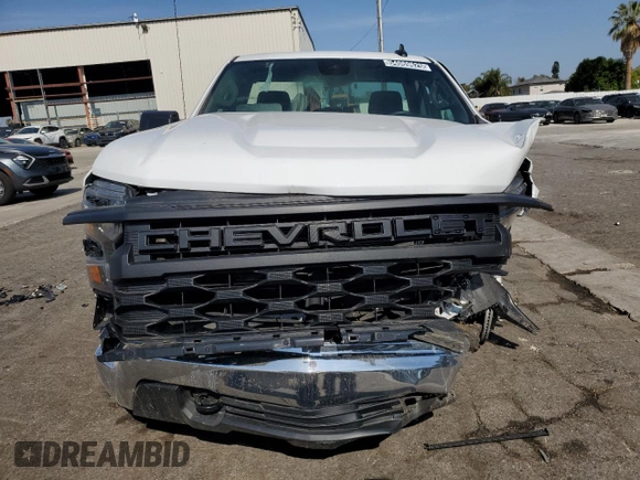 2024 Chevrolet Silverado 1500 Work Truck with VIN 3GCNAAED9RG365547, listed as a Copart auction lot 54069625 with 0 mi miles and Salvage Title. Bid and sale history available at carsss.com. Image 5.