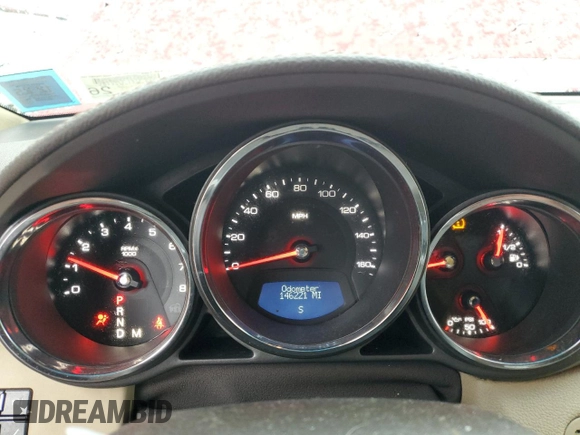 2012 Cadillac CTS with VIN 1G6DM5E3XC0145916, listed as a Copart auction lot 47287295 with 146,221 mi miles and Salvage Title. Bid and sale history available at DreamBid. Image 9.