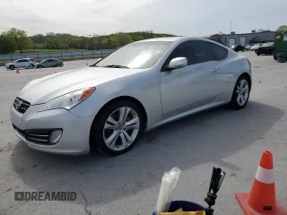 2011 Hyundai Genesis Coupe Grand Touring with VIN KMHHU6KH0BU045993, listed as a Copart auction lot 53572805 with 61,244 mi miles and Salvage title. Bid and sale history available at DreamBid. Image 1.