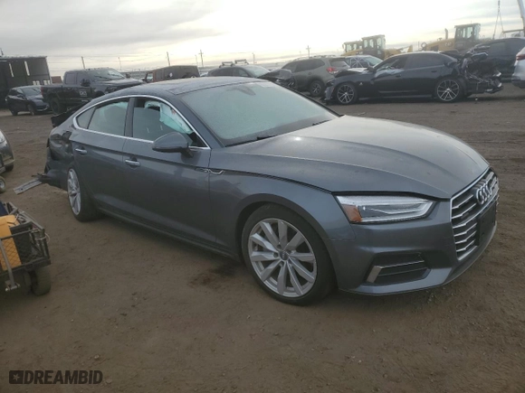 2018 Audi A5 Sportback Premium with VIN WAUANCF55JA136613, listed as a Copart auction lot 87273494 with NaN miles and Salvage Title. Bid and sale history available at carsss.com. Image 4.
