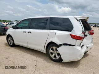 2015 Toyota Sienna L with VIN 5TDZK3DC4FS641312, listed as a Copart auction lot 63699245 with Not provided miles and Salvage title. Bid and sale history available at DreamBid. Image 2.