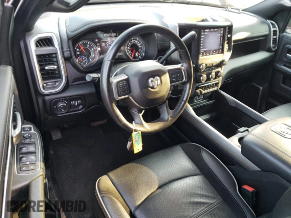 2021 Ram 2500 Laramie with VIN 3C6UR5NL8MG581067, listed as a Copart auction lot 69813364 with 37,859 mi miles and Salvage Title. Bid and sale history available at carsss.com. Image 8.
