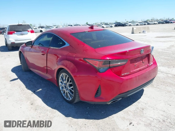 2019 Lexus RC 350 with VIN JTHHZ5BC8K5021583, listed as a IAAI auction lot 41867225 with 6,571 mi miles and . Bid and sale history available at DreamBid. Image 3.